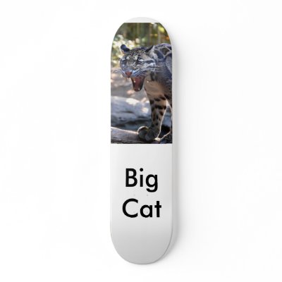 Big Cat skateboard (leopard) by nwillens