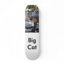 Big Cat skateboard (leopard)