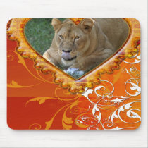 Big Cat Valentine Mousepad