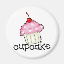 Big Cupcake Magnets