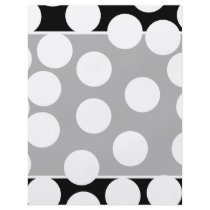 Big Dots in Black and White. Personalized Flyer