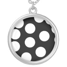 Big Dots in Black and White. Jewelry