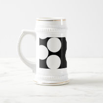 Big Dots in Black and White. Coffee Mugs