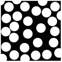 Big Dots in Black and White. Photo Sculpture