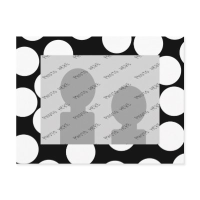Big Dots in Black and White. Postcards by Graphics_By_Metarla