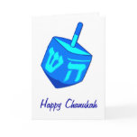 Big Dreidel Chanukah Card