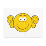 Big Ears Smiley Face Postcard