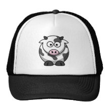 Big Eyed Funny Cartoon Cow Hat