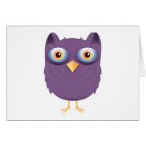 big eyed owl greeting cards