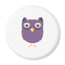 big eyed owl refrigerator magnets