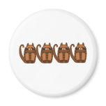 big fat cat rufus magnets