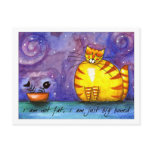 Big Fat Yellow Cat - PostCard