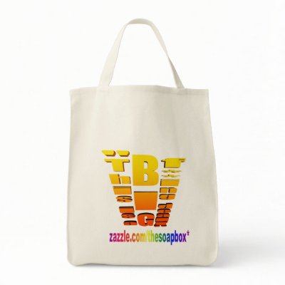 BIG Fing Deal Vertical Trans Canvas Bag by thesoapbox