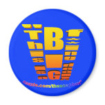 BIG Fing Deal Vertical Trans Fridge Magnets