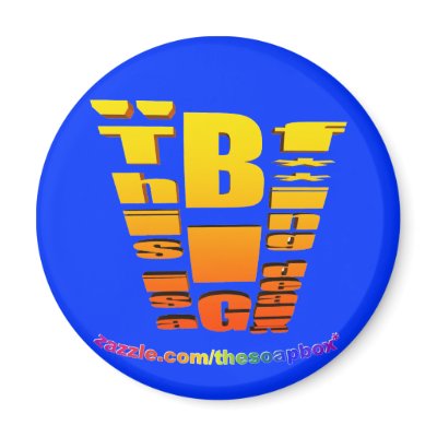 BIG Fing Deal Vertical Trans Fridge Magnets by thesoapbox