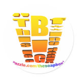 BIG Fing Deal Vertical Trans Sticker