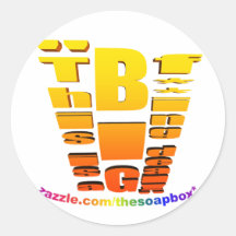 BIG Fing Deal Vertical Trans Sticker