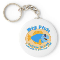 Big Fish Believe in God Key Chain