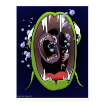 Big Fish Medium Fish Little Fish Shrimp.jpg Post Cards