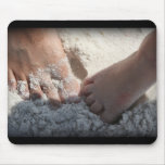 Big Foot Little Foot at the Beach Florida gulf