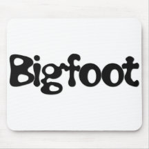 Big Foot Text Mousepad