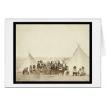 Big Foot's Indian Tipi Camp SD 1890 Greeting Card