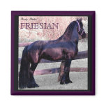 Big Friesian Horse Magnet 2