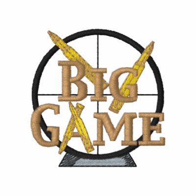 Big Game Embroidered Shirt by ZazzleEmbroidery