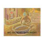 BIG GEORDIES BATH NIGHT postcards