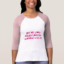 Big Girl Panties Rag T Tshirts