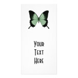 Big Green & Black Butterfly Photo Card