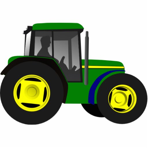 big green tractor cut outs | Zazzle.co.uk