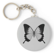 Big Grey & Black Butterfly