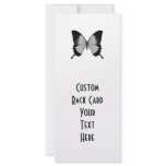 Big Grey & Black Butterfly rack cards