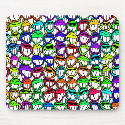 Big Grin Mousepad by blackbill9999