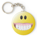Big Gums Smiley Face Key Chain