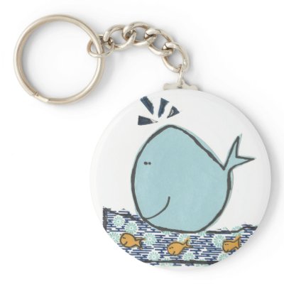 Big Happy Whale Key Chain by WallcoJr