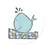 Big Happy Whale stickers