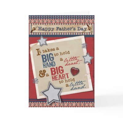 Big Heart Father's Day Card by bwmedia