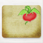 Big heart mousepads