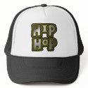 Big Hip Hop Graffiti Multi-Colour, Metal Effects hats