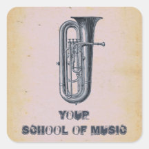 Big Horn Music Small Business Branding Stickers