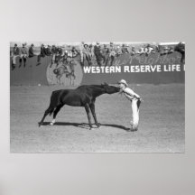 Big Horse Kiss: 1940 Print