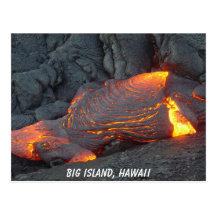 Big Island Lava Flow Postcard