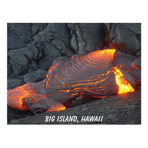 Big Island Lava Flow Postcard