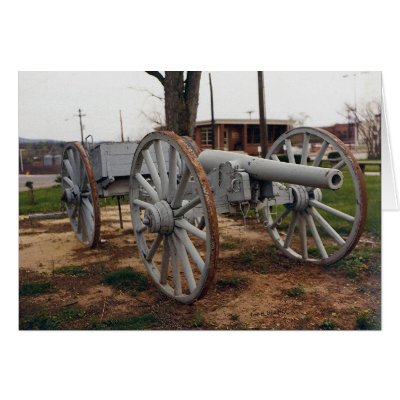 Big John Civil War Cannon Greeting Card by bhbphotos