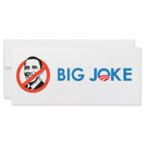 BIG JOKE RACK CARD DESIGN