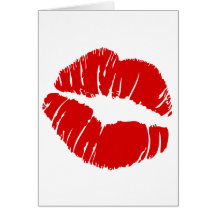 Big large lips kiss giant lips huge kissing mouth card