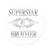 Big, Little, Middle Brother Gifts Stickers