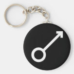 Big Male Symbol Keychain